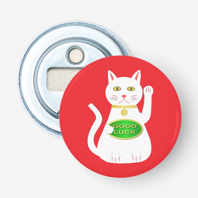Oriental Lucky Cat Flaschenöffner (Vorderseite)