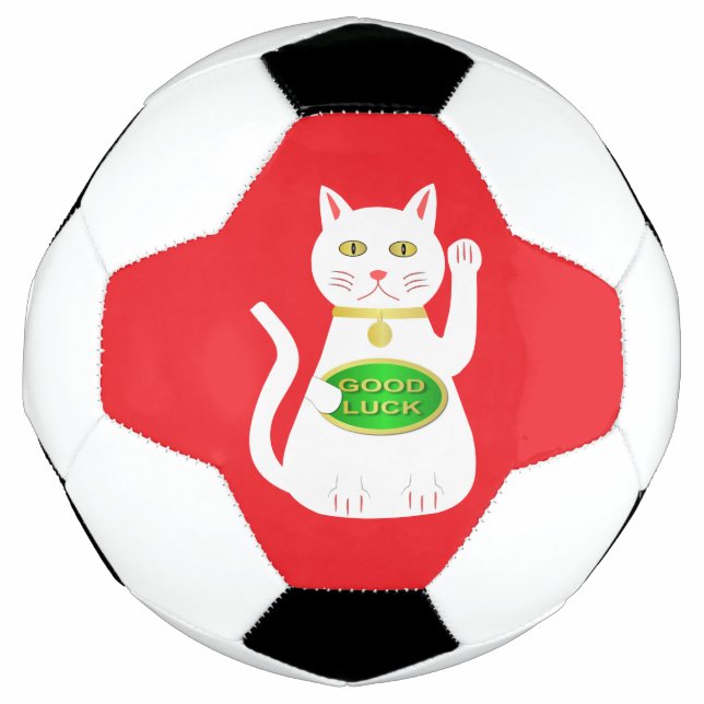 Oriental Lucky Cat Fußball (Vorderseite)
