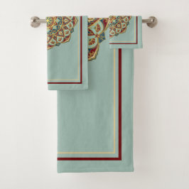 Oriental Mandala - Badetuch-Set Badhandtuch Set