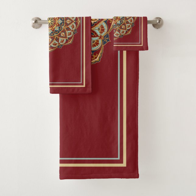 Oriental Mandala - Badetuch-Set Badhandtuch Set (Insitu)