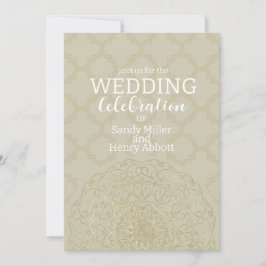 Oriental Mandala - Einladungskarte für Hochzeiten Einladung