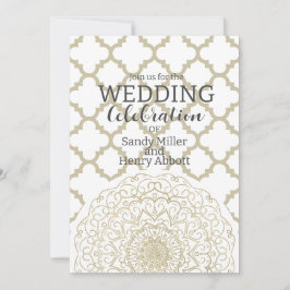 Oriental Mandala - Einladungskarte für Hochzeiten Einladung