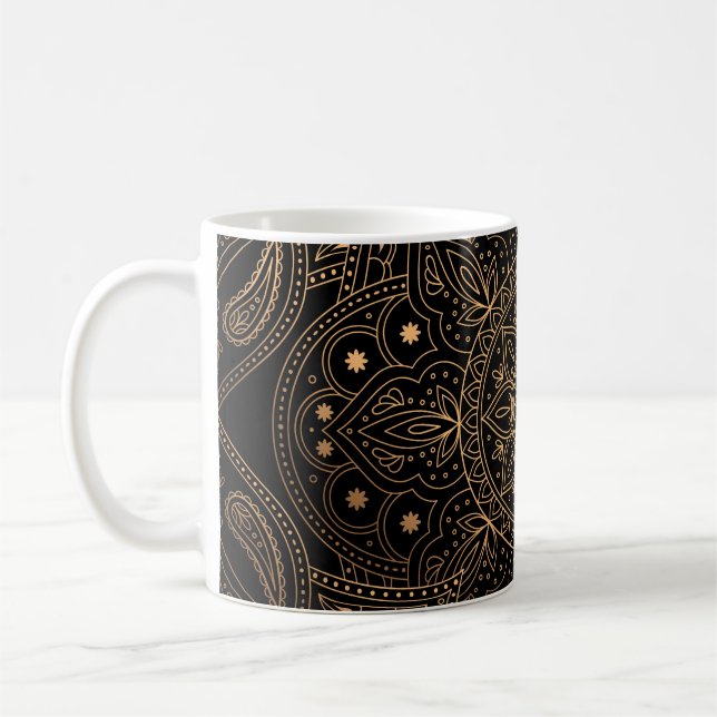 Oriental Mandala, Luxus Vintages Muster. Kaffeetasse (Links)
