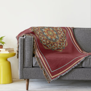 Oriental Mandala - Throw Blanket Decke
