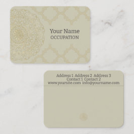 Oriental Mandala - Visitenkarte