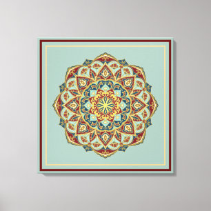 Oriental Mandala - Wrapped Canvas Leinwanddruck