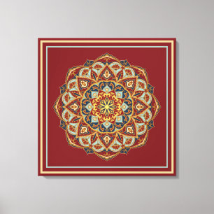 Oriental Mandala - Wrapped Canvas Leinwanddruck