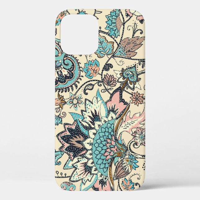 Oriental Paisley: Stilvolle Textil Elegance. Case-Mate iPhone Hülle (Rückseite)