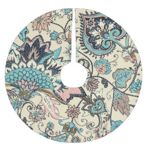 Oriental Paisley: Stilvolle Textil Elegance. Polyester Weihnachtsbaumdecke