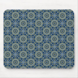 Oriental Pattern Blau Mousepad