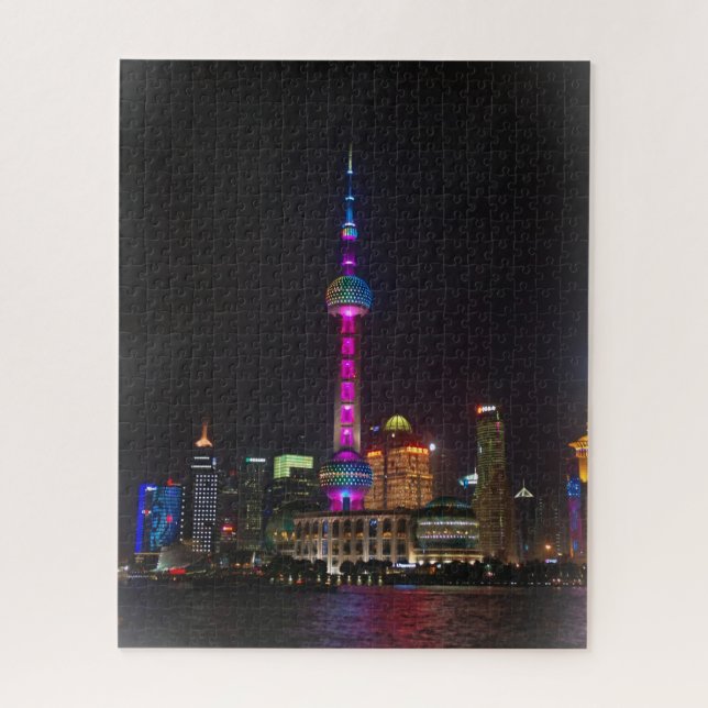 Oriental Pearl Tower - Shanghai - 16x20 - 520 Stk. Puzzle (Vertikal)