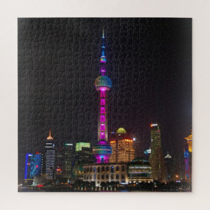 Oriental Pearl Tower - Shanghai - 20x20 - 676 Stk. Puzzle