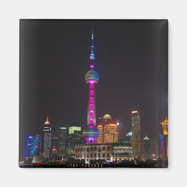 Oriental Pearl Tower - Shanghai, China - Magnet (Vorne)