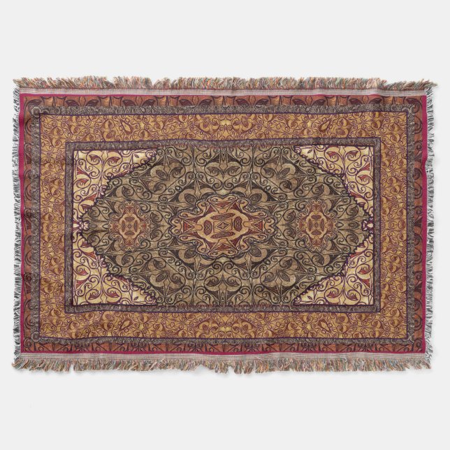 Oriental Persian Brown Decke (Vorderseite)