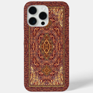 Oriental Persian Red Gold iPhone 15 Pro Max Hülle