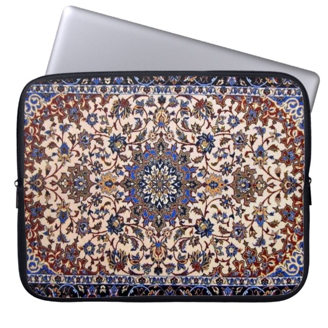Oriental Persian Türkischer Teppich Rug Laptopschutzhülle (Vorderseite)