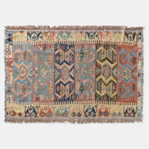 Oriental Persian Turkish Rug Antique Kilim Decke