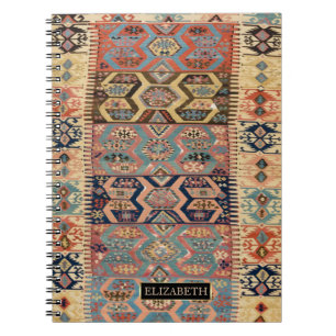 Oriental Persian Turkish Rug Kilim Frame Notizblock