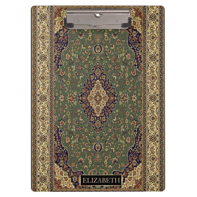Oriental Persian Turkish Rug - Name Klemmbrett (Vorderseite)