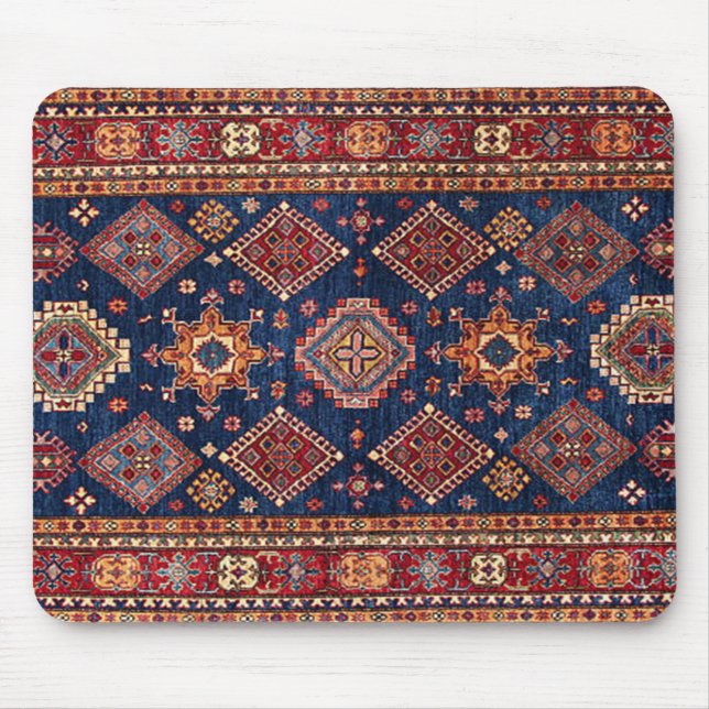 Oriental Persian Turkish Rug Pattern Mousepad (Vorne)