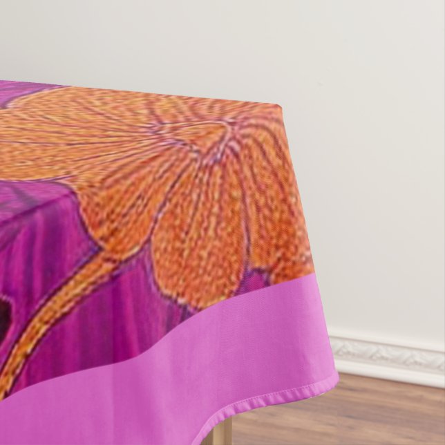 ORIENTAL Pink Golden Pattern - Tableclout Tischdecke (Beispiel)