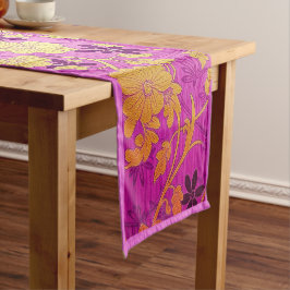 ORIENTAL Pink Golden - Tableclout, Runner Kurzer Tischläufer