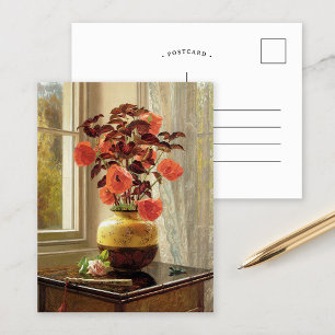 Oriental Poppy und Coleus   Jessica Hayllar Postkarte
