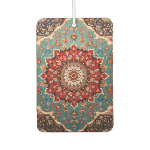 Oriental Retro Persian Muster Red Cream Blue Autolufterfrischer