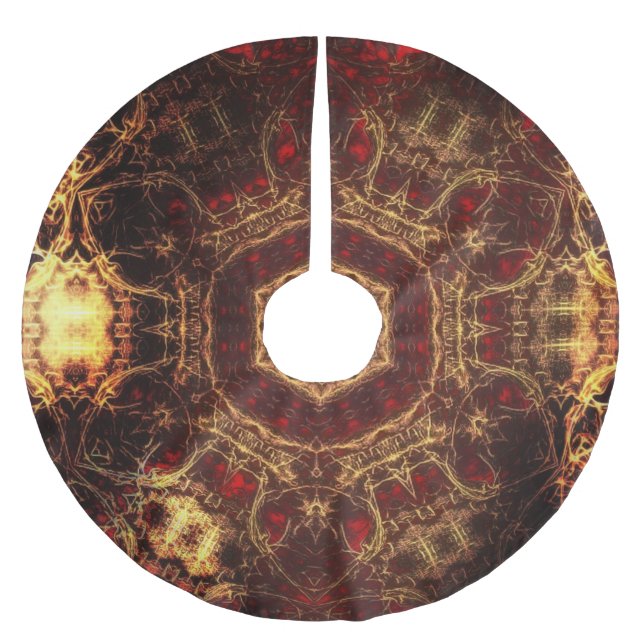 Oriental Rug Polyester Weihnachtsbaumdecke (Vorderseite)