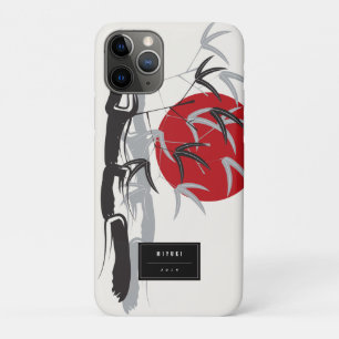 Oriental Sunrise Zen Bamboo Garden Asian Wedding iPhone 11 Pro Hülle