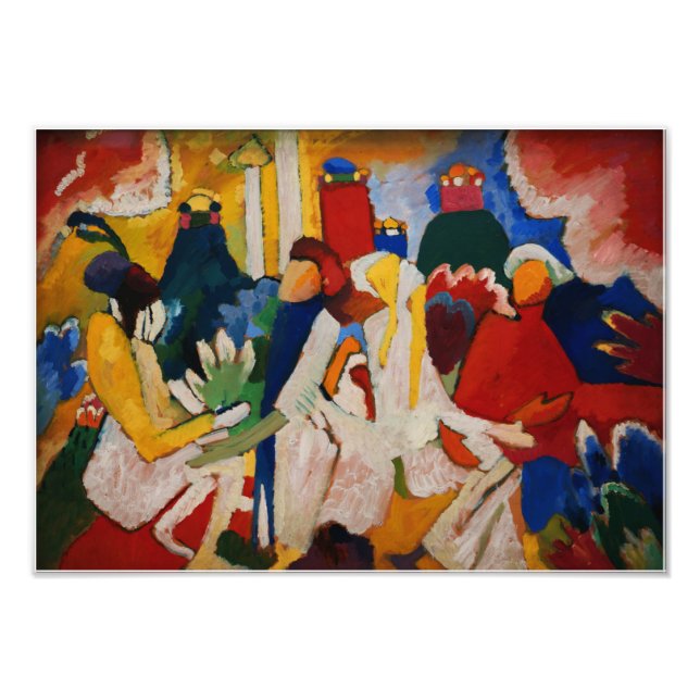 Oriental von Wassily Kandinsky Fotodruck (Vorne)