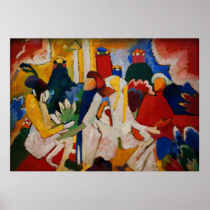 Oriental von Wassily Kandinsky Poster