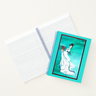 Oriental Woman Spiral Notebook Notizbuch