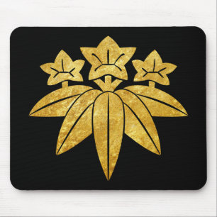 Orientale Imitats Gold Kamakura Minamoto Japan Mon Mousepad