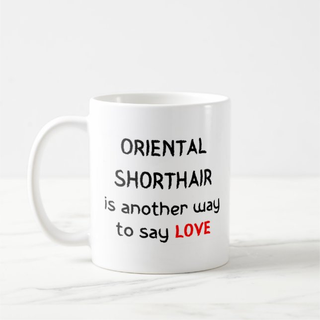 Orientale Liebe Kaffee Tasse (Links)