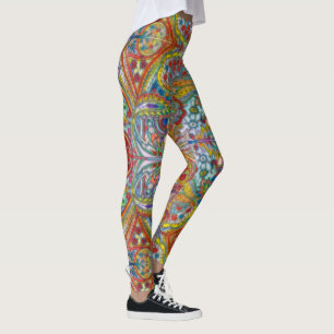 Orientales Aquarellmuster IV + Ihre Ideen Leggings