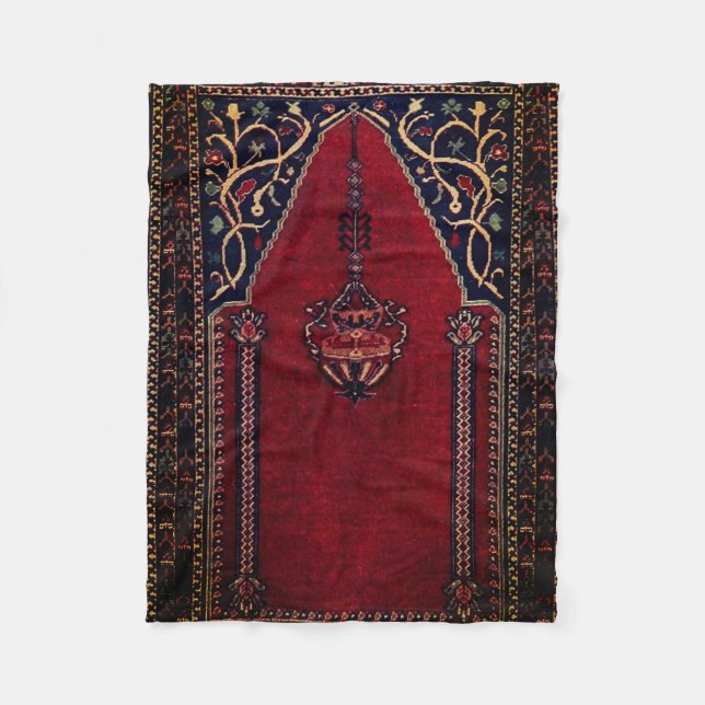 Orientales Gebet Rug design no2 - Moschee motif Fleecedecke (Vorderseite)