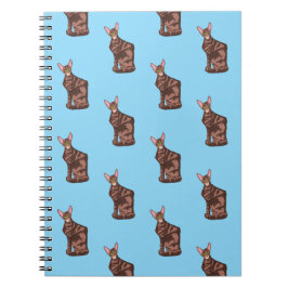 Orientales Kurz-Hair-Muster Notizblock