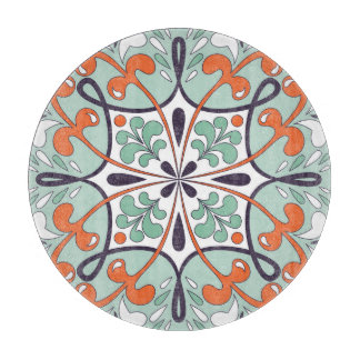 Orientales marokkanisches Fliesendesign Schneidebrett