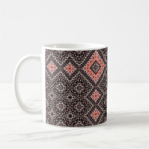 Orientalisch, arabisch, braun, rot, ethnisch, co kaffeetasse