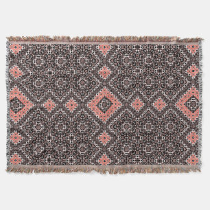 Orientalisch, arabisch, braun, rot, ethnisch decke