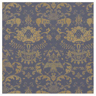 Orientalisch-chinesisches Elefantenmuster drucken Stoff