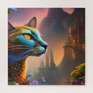 Orientalisch-Kalico-Wildkatze, Fantasie Puzzle