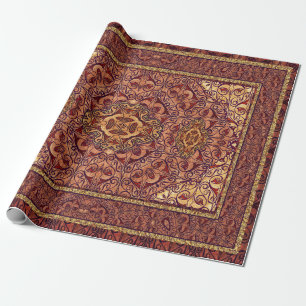 Orientalisch Persisch Rot Geschenkpapier