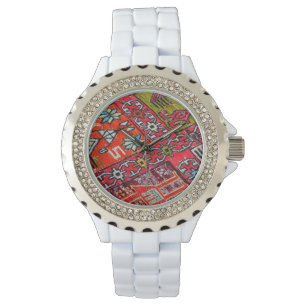 Orientalisch Persisch, türkisches Muster, Teppich Armbanduhr