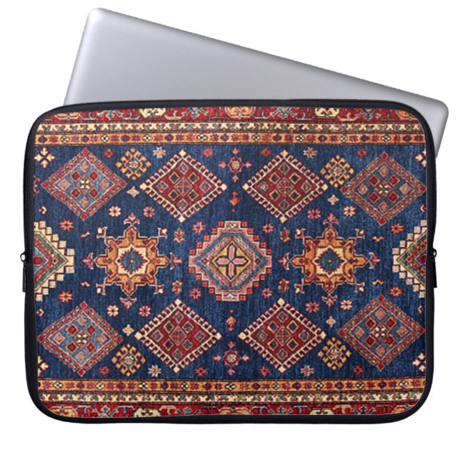 Orientalisch Persischer Türkischer Teppichmuster Laptopschutzhülle (Vorderseite)