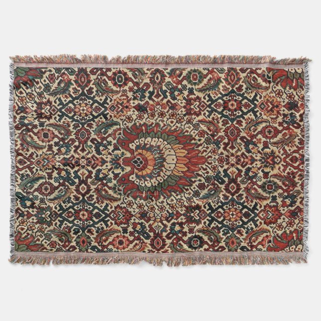 Orientalisch türkischer Teppichboden Rug Decke (Vorderseite)