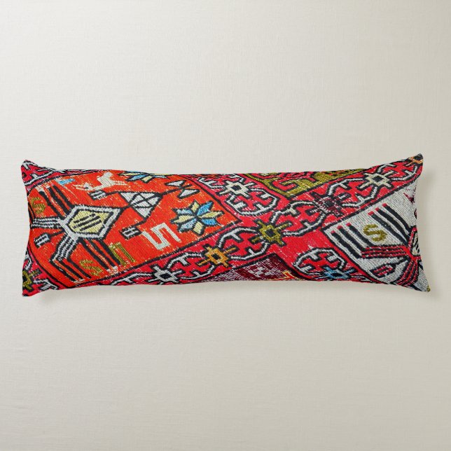 Orientalisch , Türkisches Muster, Teppichboden Seitenschläferkissen (Rückseite)