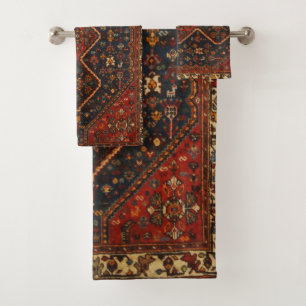 Orientalische Antike Persische Türkische Teppiche Badhandtuch Set