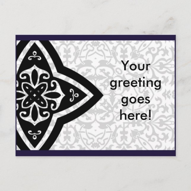 Orientalische arabische Postkarte (Vorderseite)